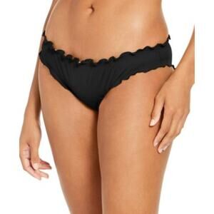 SUNDAZED Solid Mermaid Bottoms Black S, NWT
